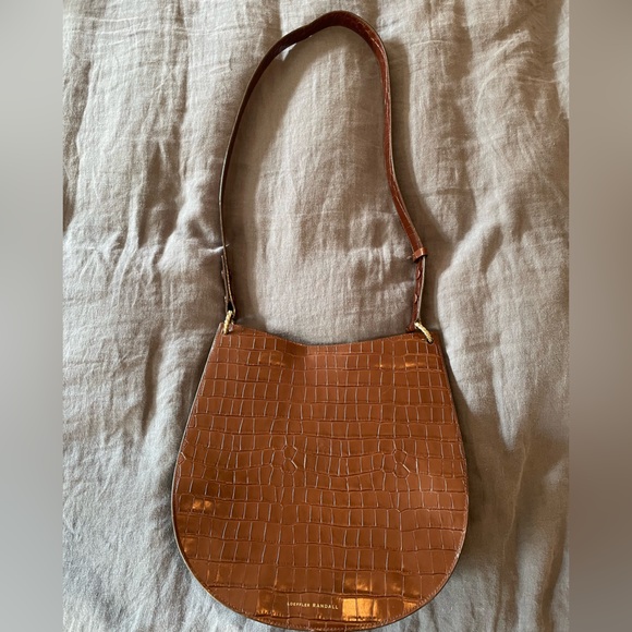 Loeffler Randall twisted ring leather hobo bag - Picture 5 of 5